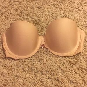 Victoria's Secret nude strapless bra